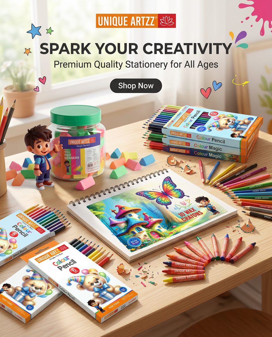Unique Artzz – Premium Quality Stationery for All Ages