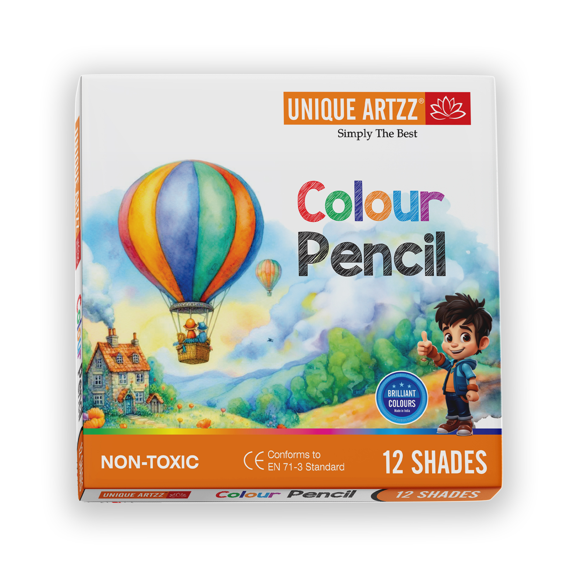 3.5 inch Colour Pencil – 12 Shades