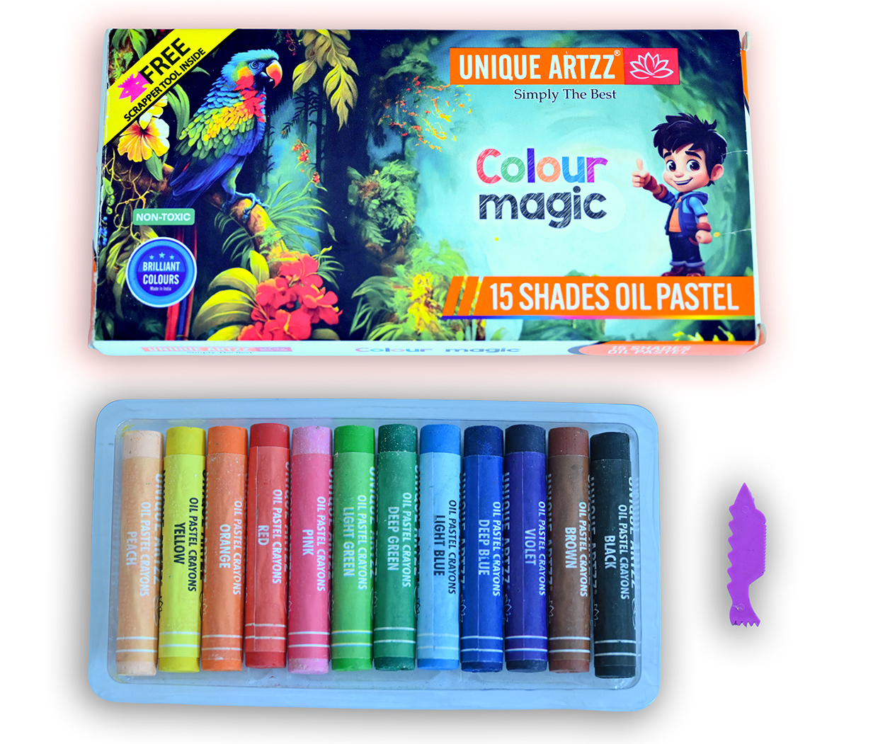 Oil Pastel – 15 Shades