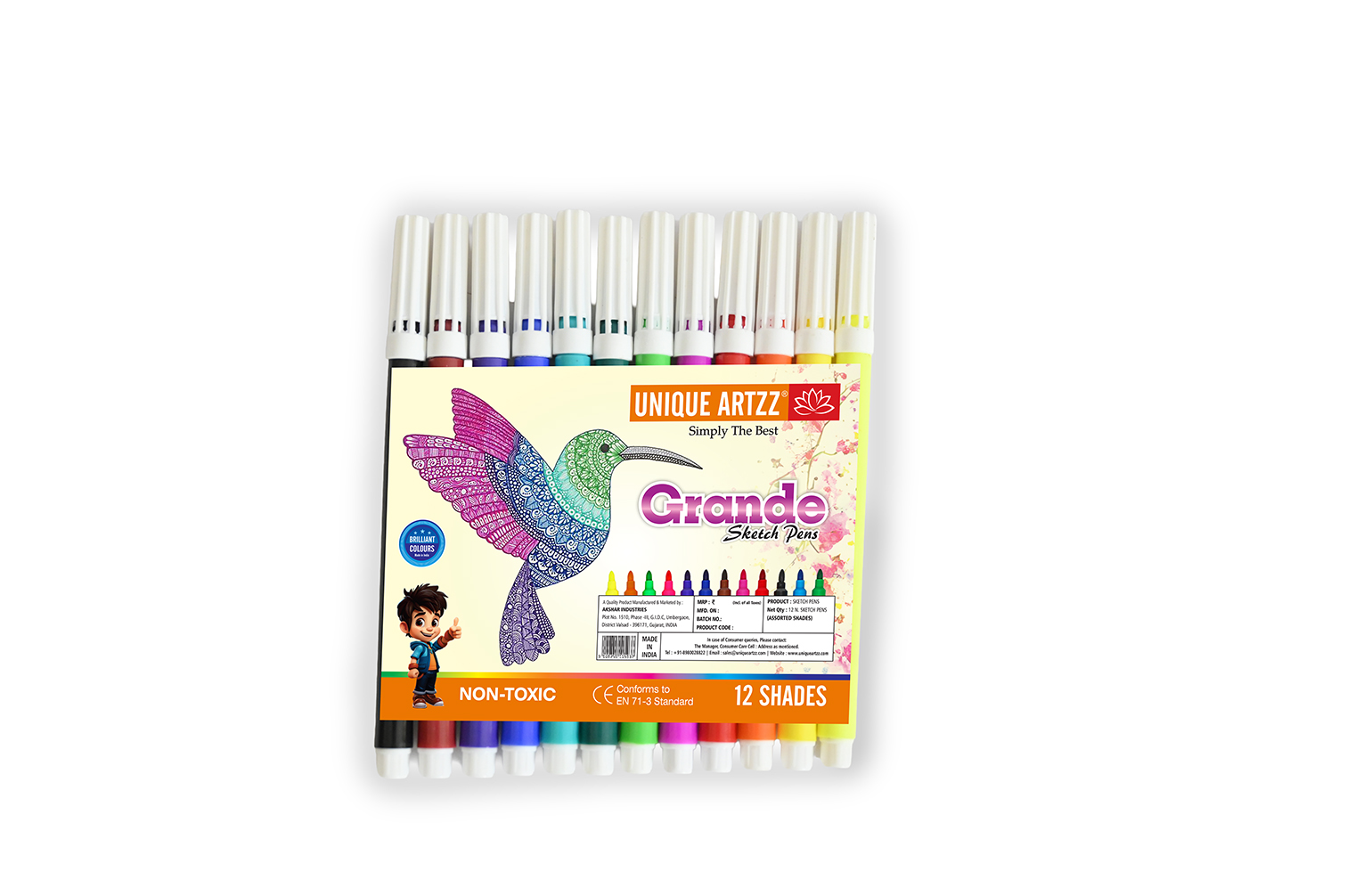 Grande Sketch Pens 12 shades