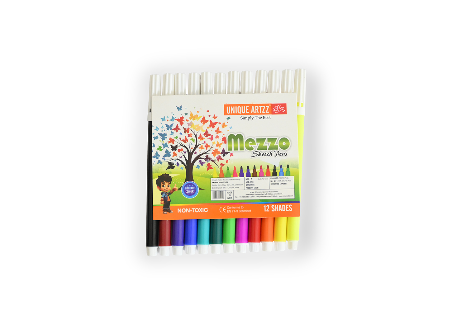 Mezzo Sketch Pens – 12 Shades